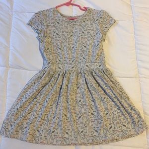 Cat Patterned Dress